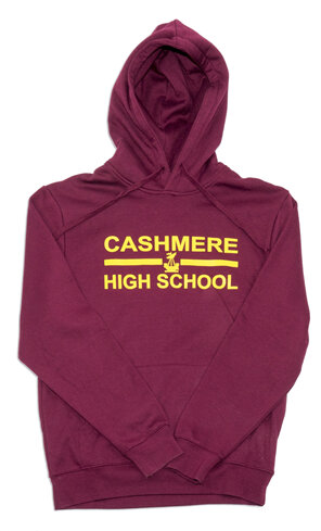 Maroon and gold - hoodie