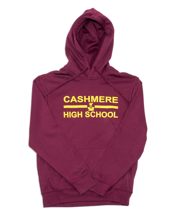 Maroon and gold - hoodie