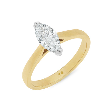 Marquise Cut Solitaire