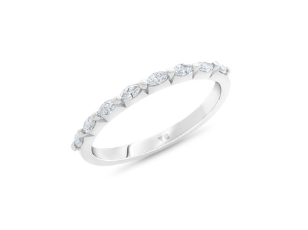Marquise Diamond Set Wedding Ring