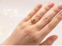 marquise golden sapphire orange diamonds pear cut cluster dress ring design 18ct