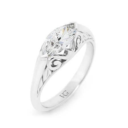 Marquise Heritage Diamond Ring