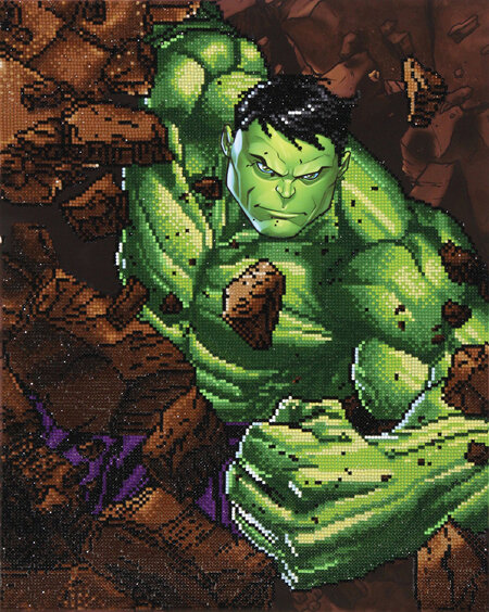 Marvel Hulk Smash - Diamond Dotz - Intermediate Kit
