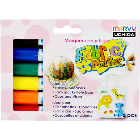 Marvy Fabric Markers Conic Tips