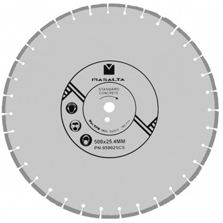 Masalta - Concrete Blade - diamond disk for concrete 20 inches / 500mm