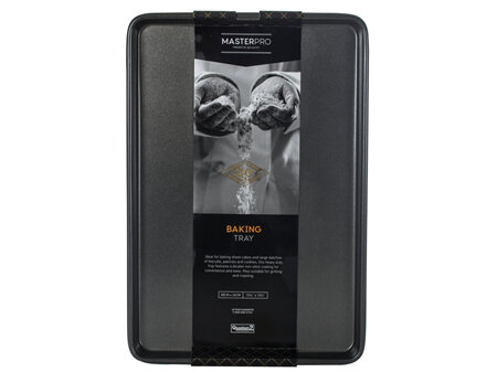 MasterPro N/S Insulated Baking Sheet Black 43x33x1cm