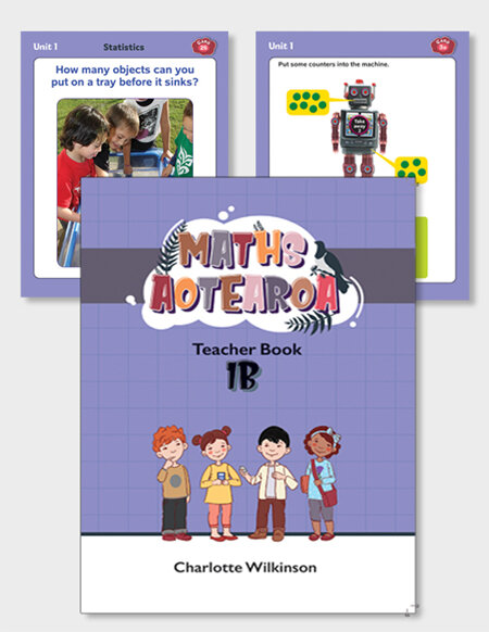 Maths Aotearoa 1b Teacher Book & Activity Cards Pack