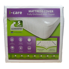 Mattress Cover - (fully enclosed with zip)