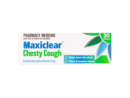 Maxiclear® Chesty Cough 30 Tablets