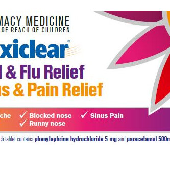 Maxiclear Cold & Flu Sinus & Pain Relief 30s