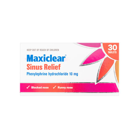 Maxiclear® Sinus Relief 30 Tablets