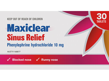 Maxiclear Sinus Relief 30s