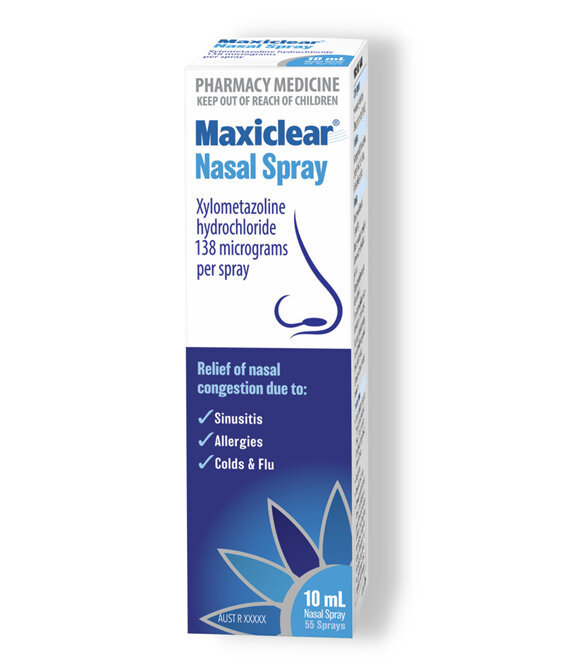 MAXICLEAR Xylometazoline Nasal Spray 10ml