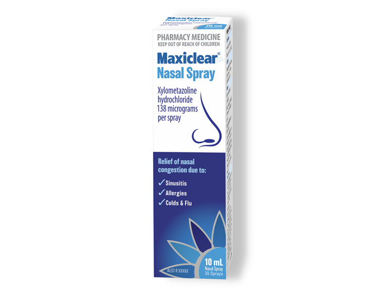 MAXICLEAR Xylometazoline Nasal Spray 10ml