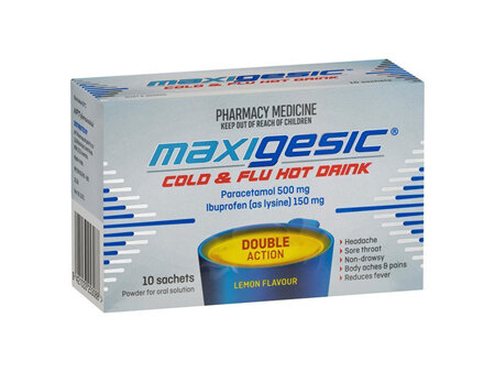 MAXIGESIC COLD&FLU HOT DRINK 10S