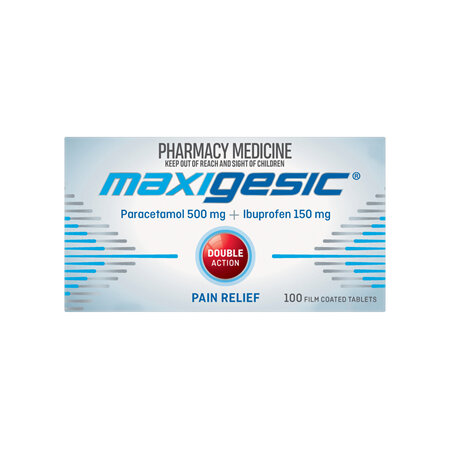 Maxigesic® Double Action Pain Relief 100 Tablets