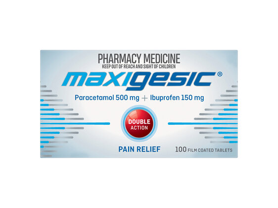 Maxigesic® Double Action Pain Relief 100 Tablets