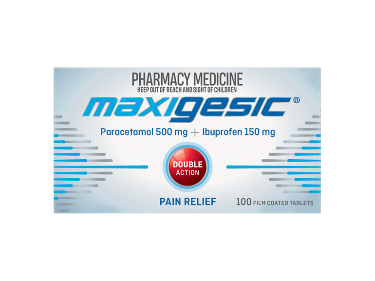Maxigesic® Double Action Pain Relief 100 Tablets