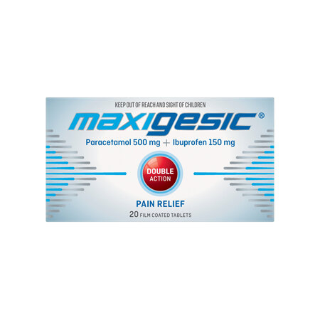 Maxigesic® Double Action Pain Relief 20 Tablets