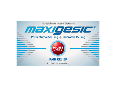 Maxigesic® Double Action Pain Relief 20 Tablets