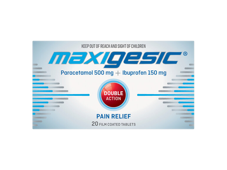 Maxigesic® Double Action Pain Relief 20 Tablets