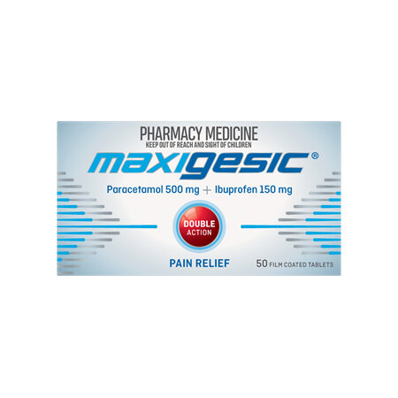 Maxigesic® Double Action Pain Relief 50 Tablets