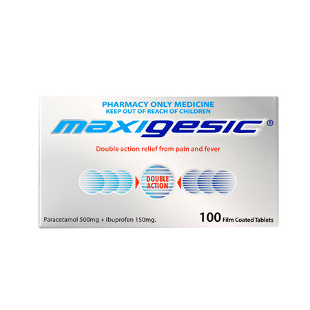 Maxigesic®  Double Action Pain Relief Tablets 100s