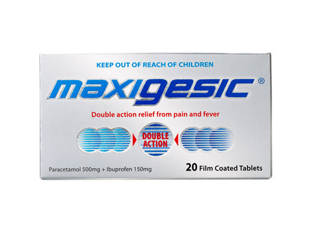 Maxigesic®  Double Action Pain Relief Tablets 20