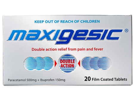 Maxigesic®  Double Action Pain Relief Tablets 20