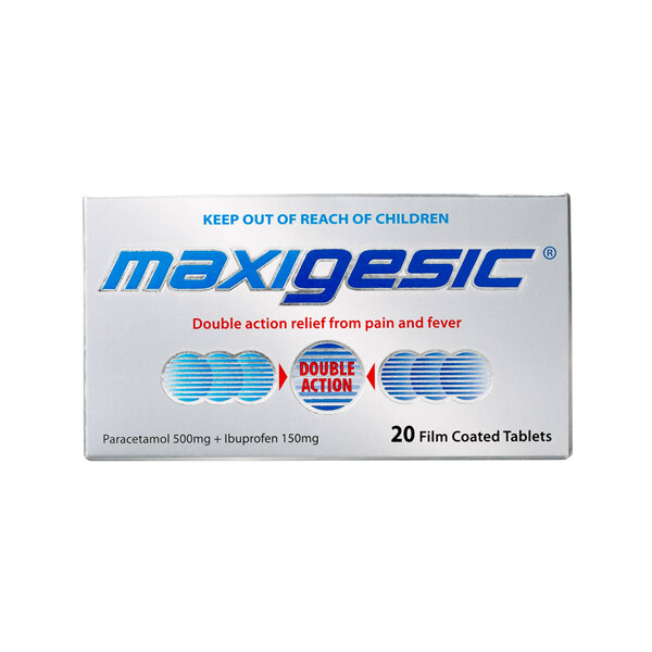 Maxigesic®  Double Action Pain Relief Tablets 20