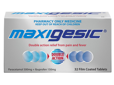 Maxigesic Double Action Pain Relief Tablets 32s