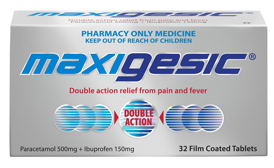 Maxigesic Double Action Pain Relief Tablets 32s