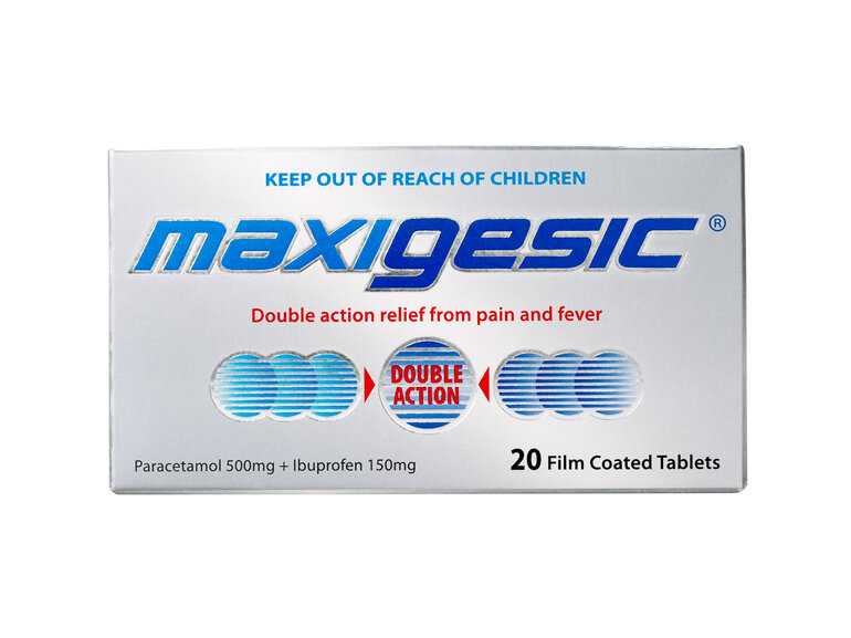 MAXIGESIC PAIN RELIEF TABS 20