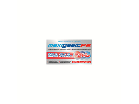 Maxigesic®  PE Tabs 20s