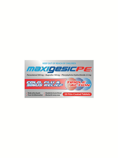 Maxigesic®  PE Tabs 20s