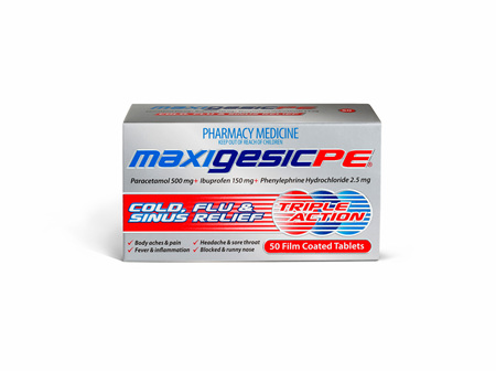 Maxigesic PE Tabs 50s