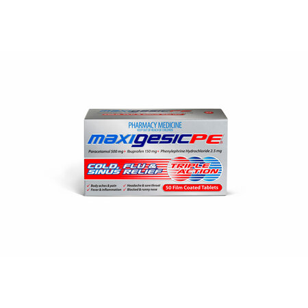 Maxigesic PE Tabs 50s