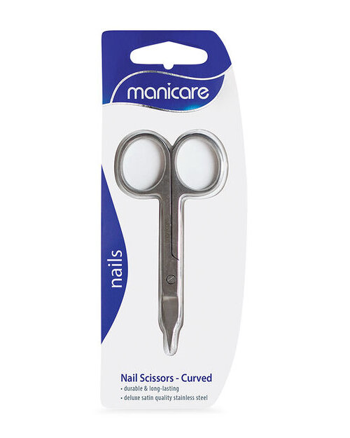 m'care curved nail scissors manicure