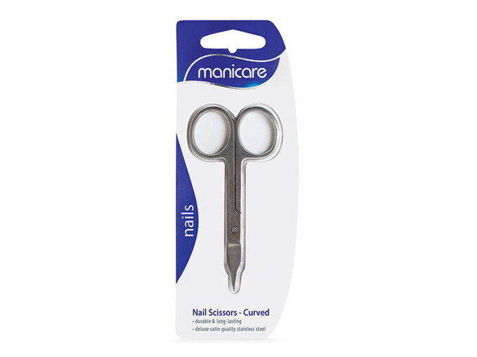 m'care curved nail scissors manicure