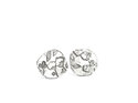 meadow wildflowers sterling silver hammered stud earrings lilygriffin nz