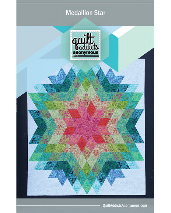 Medallion Star Quilt Pattern from Quilt Addicts Annonymous
