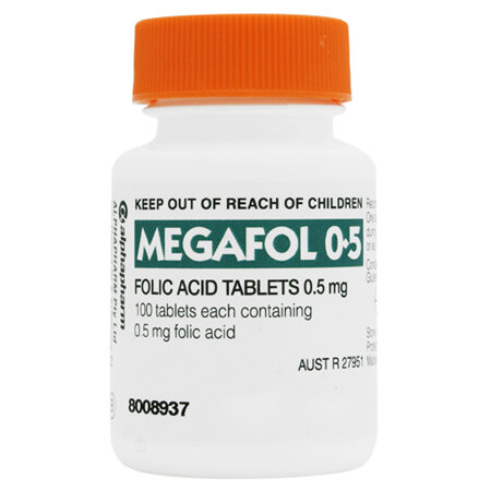 Megafol 0.5mg, 100 Tablets
