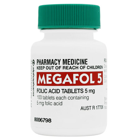 Megafol 5mg, 100 Tablets