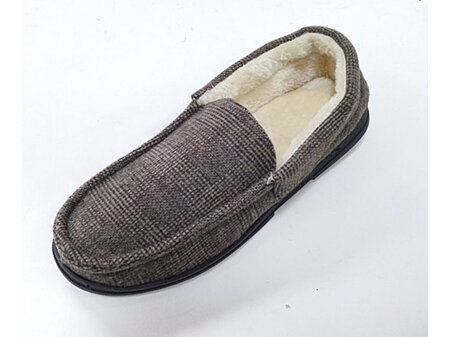 Melric Slippers Plaid Lg (11-12)