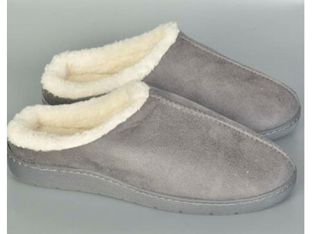 Melric W Slippers Grey Sm (Size 7-8)
