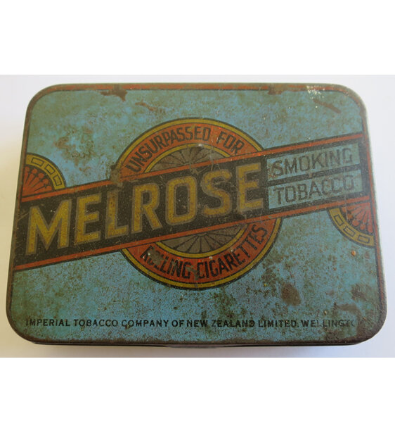 Melrose tobacco tin