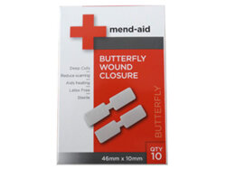 MEND-AID BUTTERFLY CLOSURES 10PK