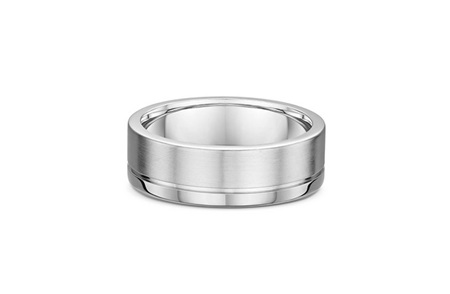 Mens Grooved Wedding Ring