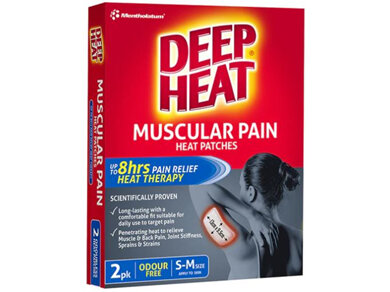 Mentholatum Deep Heat Patch 2pk