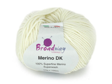 Merino Wool DK 100% 50gr (105m) Clotted Cream